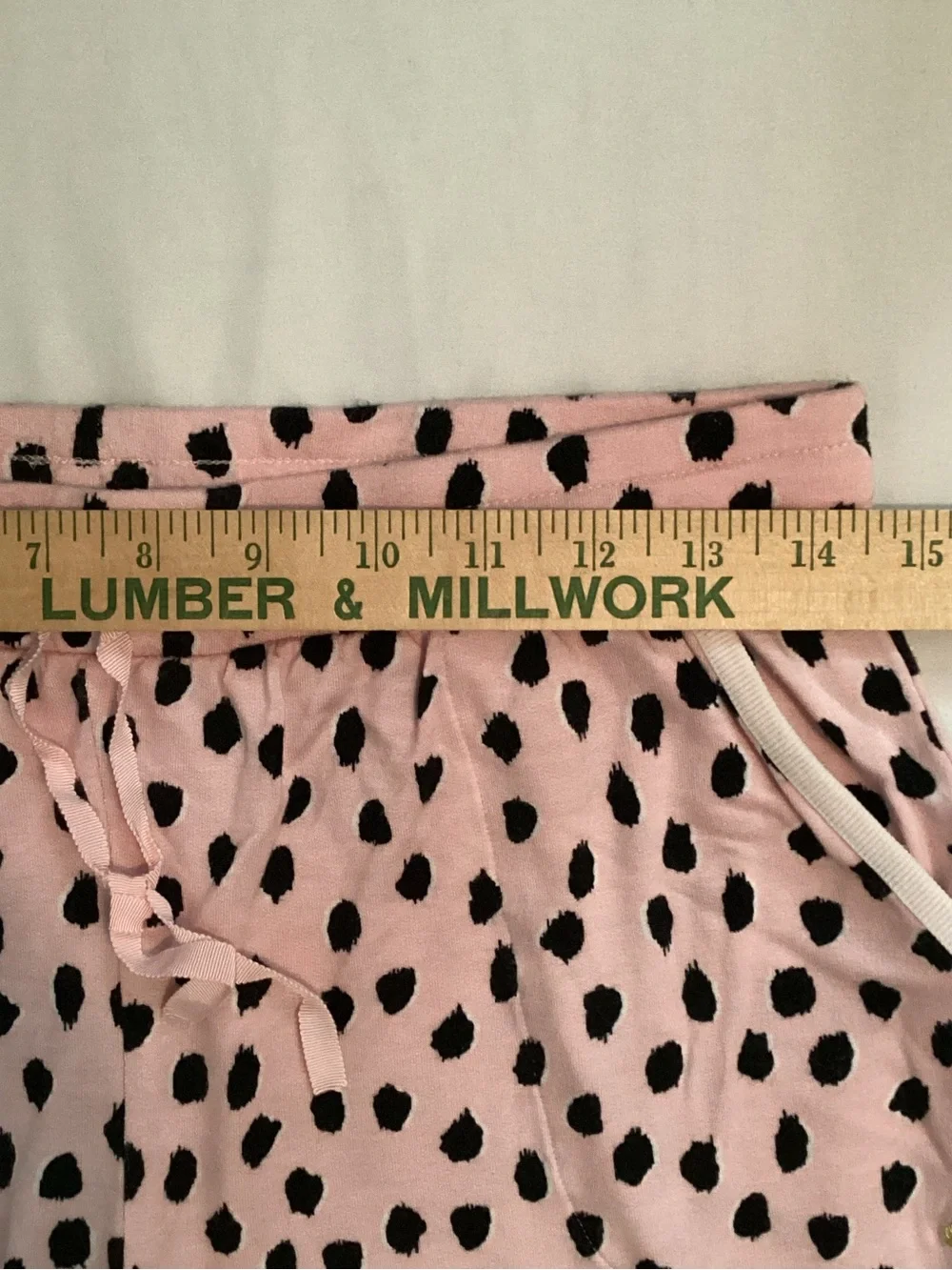 Kate Spade New York Ladies Pink Black Pull On Sleep PJ Lounge Pants Size M